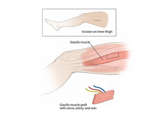 In Which Situations Is Gracilis Flap Surgery Applied?